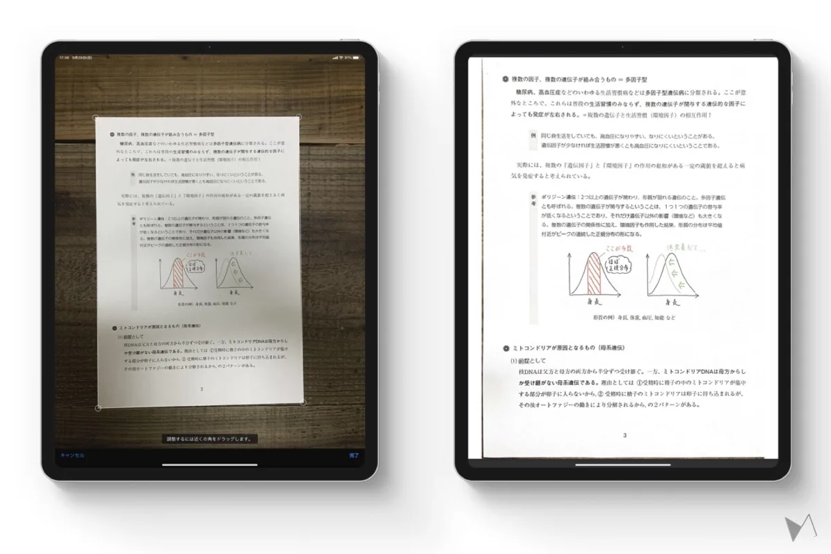 GoodNotes iPad スキャン ダークモード アップデート