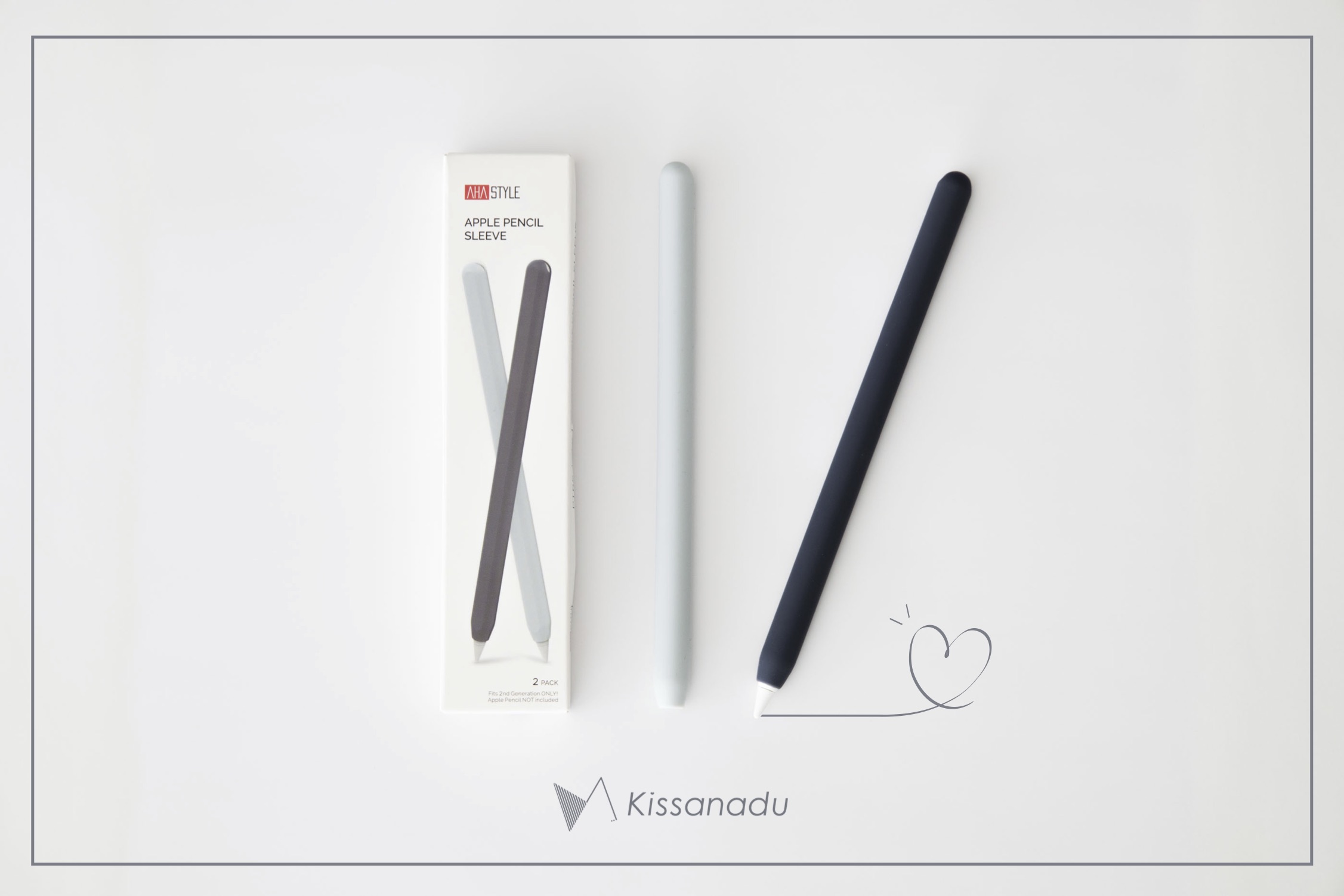 Apple Pencil第2世代のグリップ力を高めるお洒落なシリコンカバー Ahastyleシリコンカバー レビュー Kissanadu
