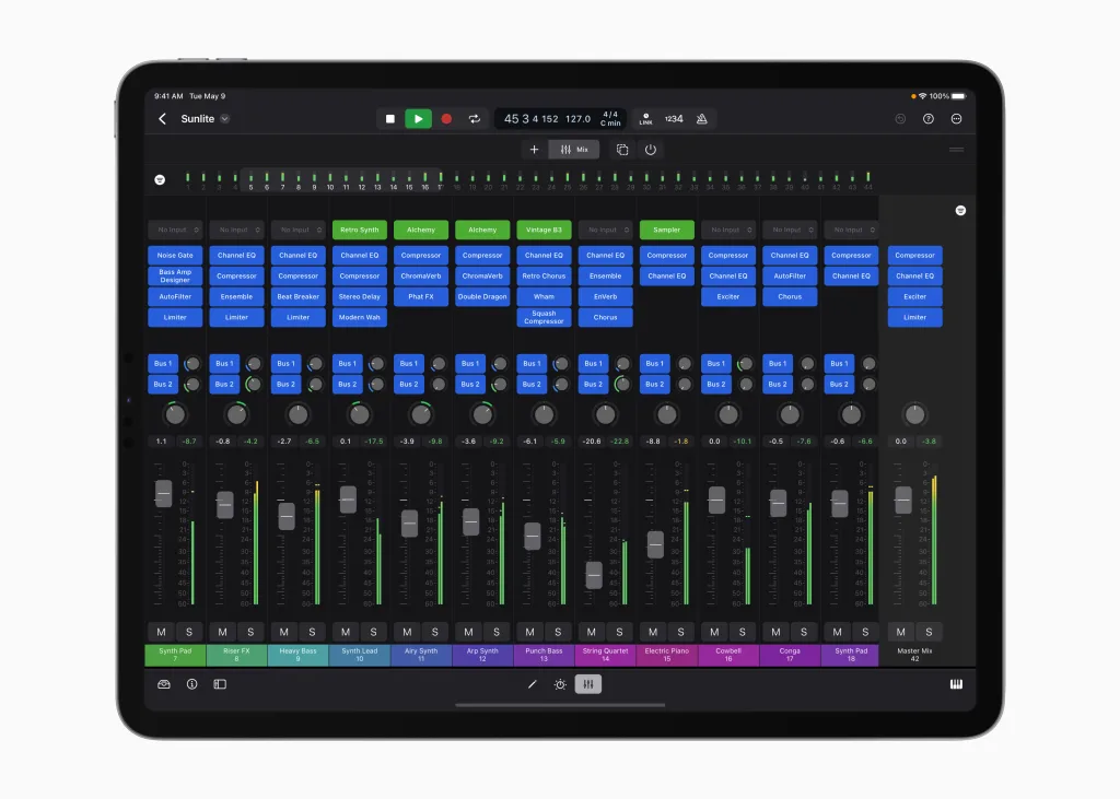 iPad版  「Final Cut Pro」  と  「Logic Pro」  の機能まとめ。   さらにパワーアップした創造性を発揮！  