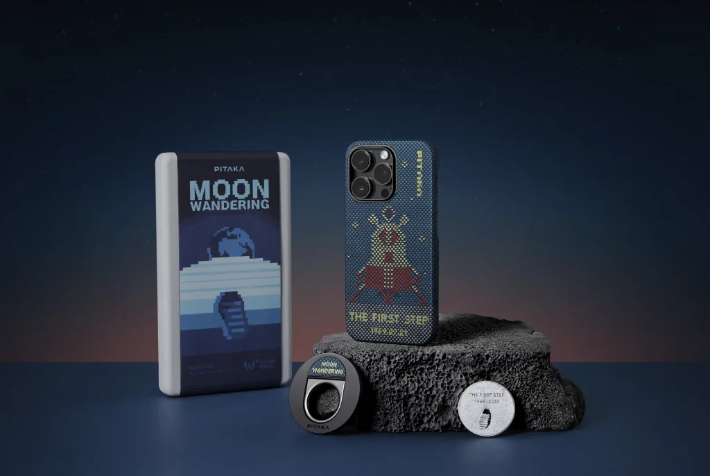 PITAKA、 ドット絵オマージュの限定ケース&スマートフォンリング 「Weaving+ Moon Wandering MagEZ Case 3」 を販売開始